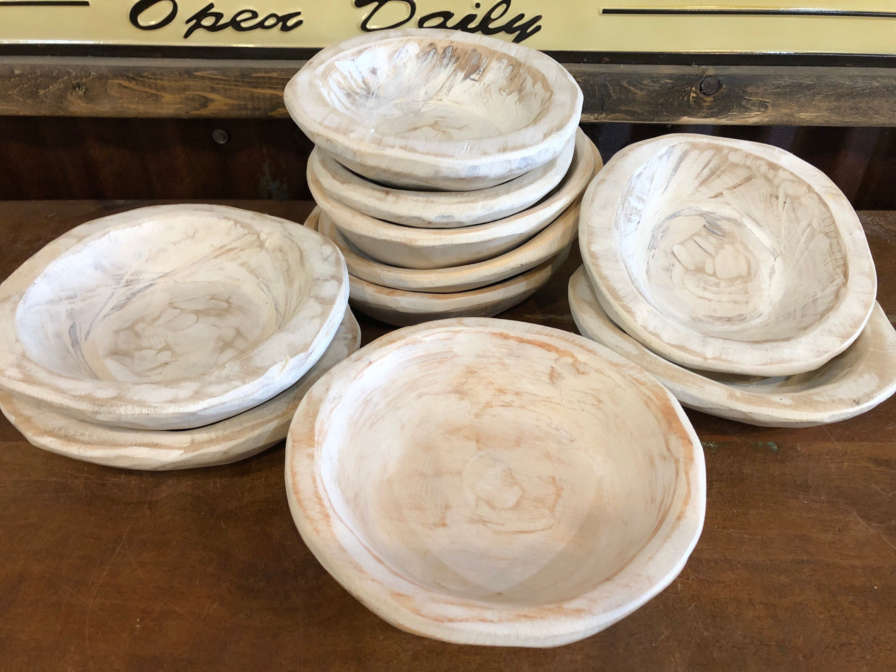 Wholesale Bundle of 10 Mini Round Dough Bowl White Etsy