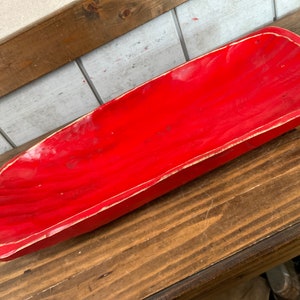 Red * Rustic * Bowl