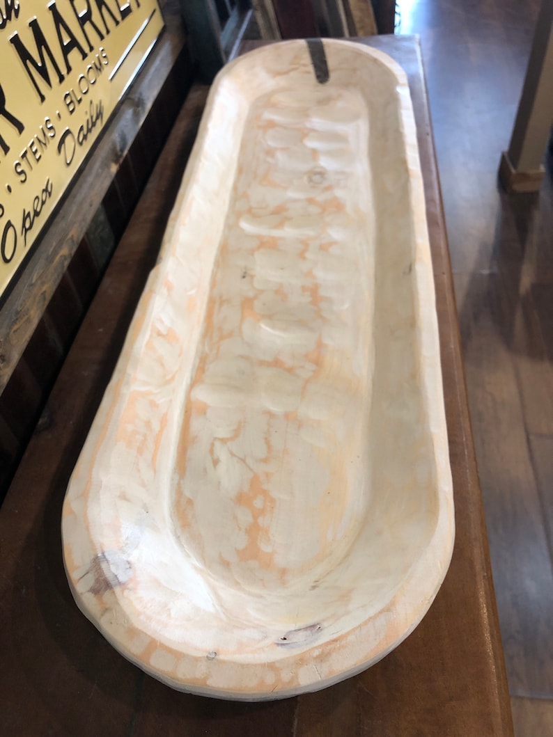 Trough XL White w Metal Strapping