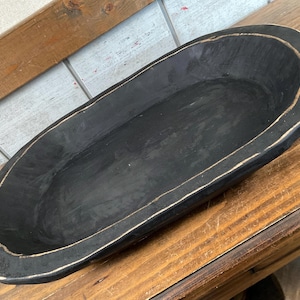 Thick * Large * Bowl Black