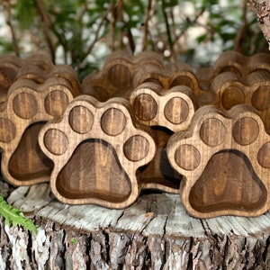 Mini Paw Print Bowls - Wholesale Bundle of 10 - Candle Ready