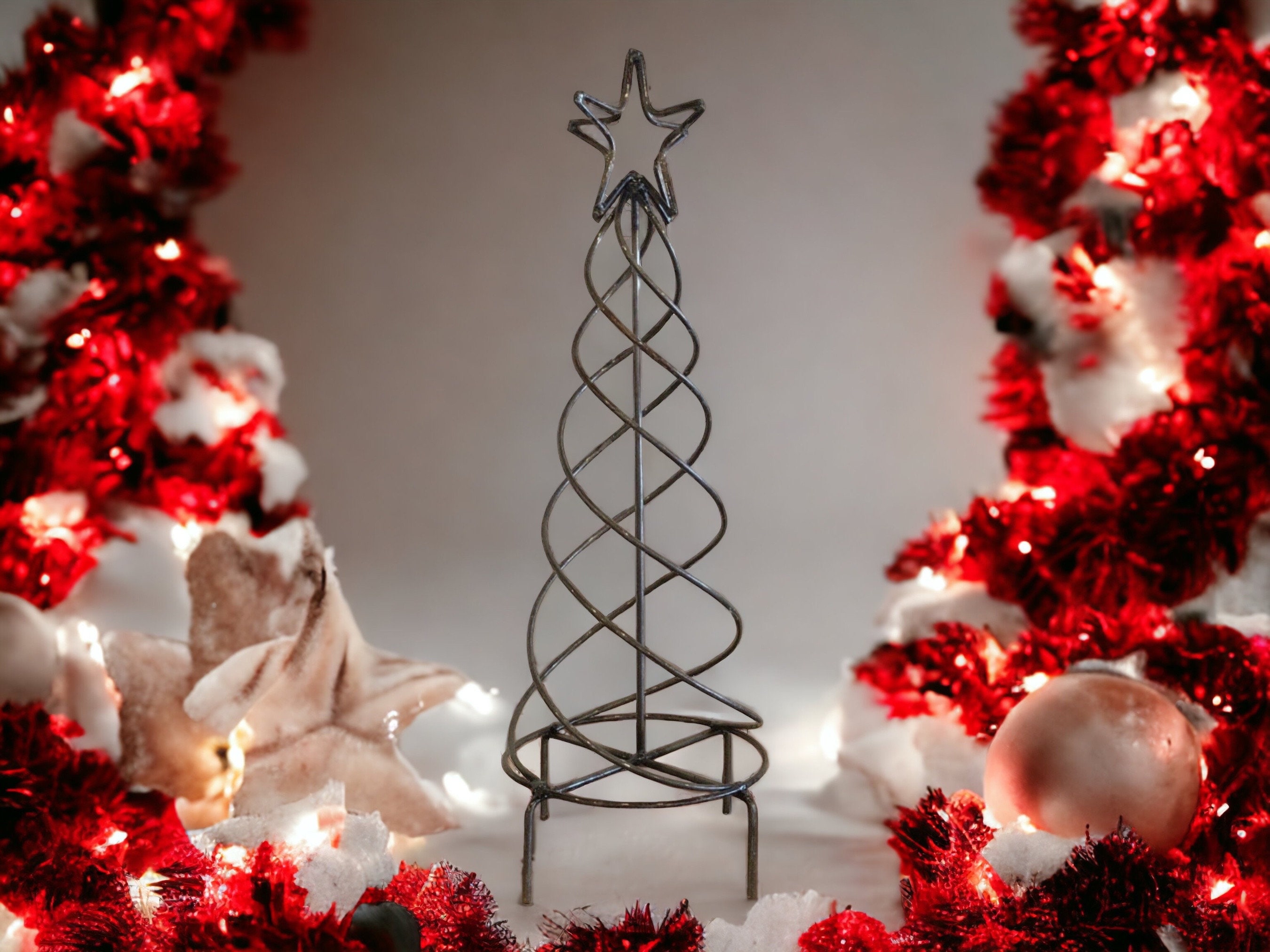 Easy Wood Bead Wired Christmas Tree - Word & Home