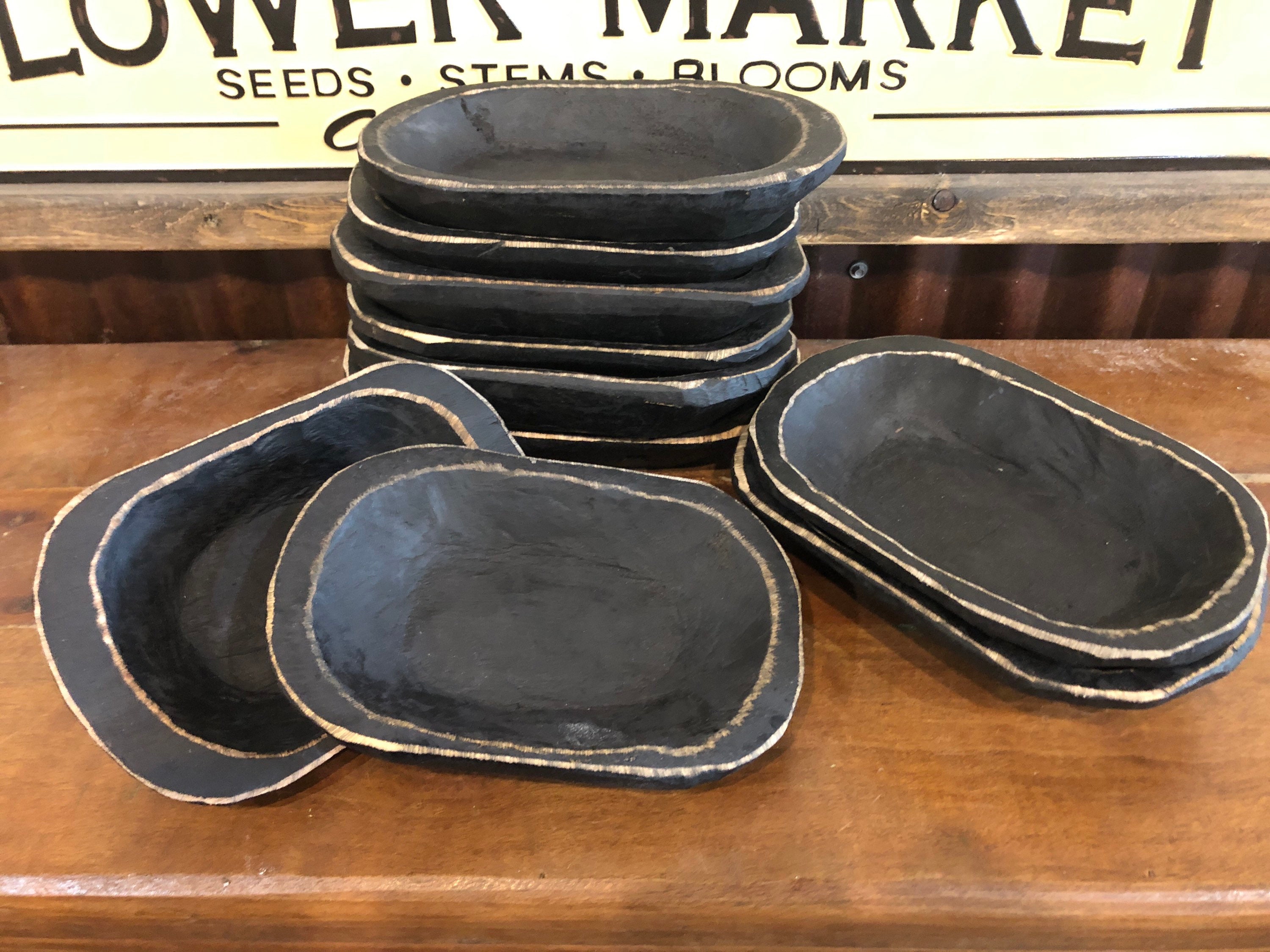 Wholesale Bundle of 30 Mini Dough Bowls Black Etsy