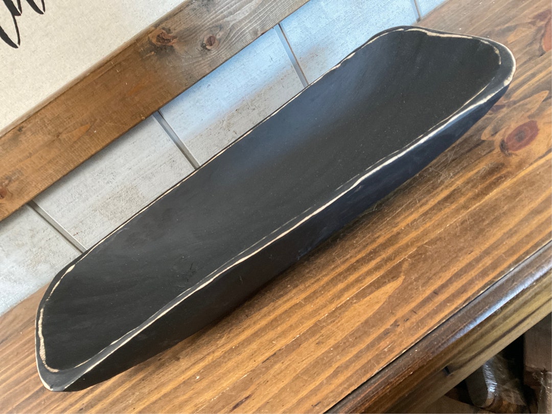 Black Rustic Bowl Etsy