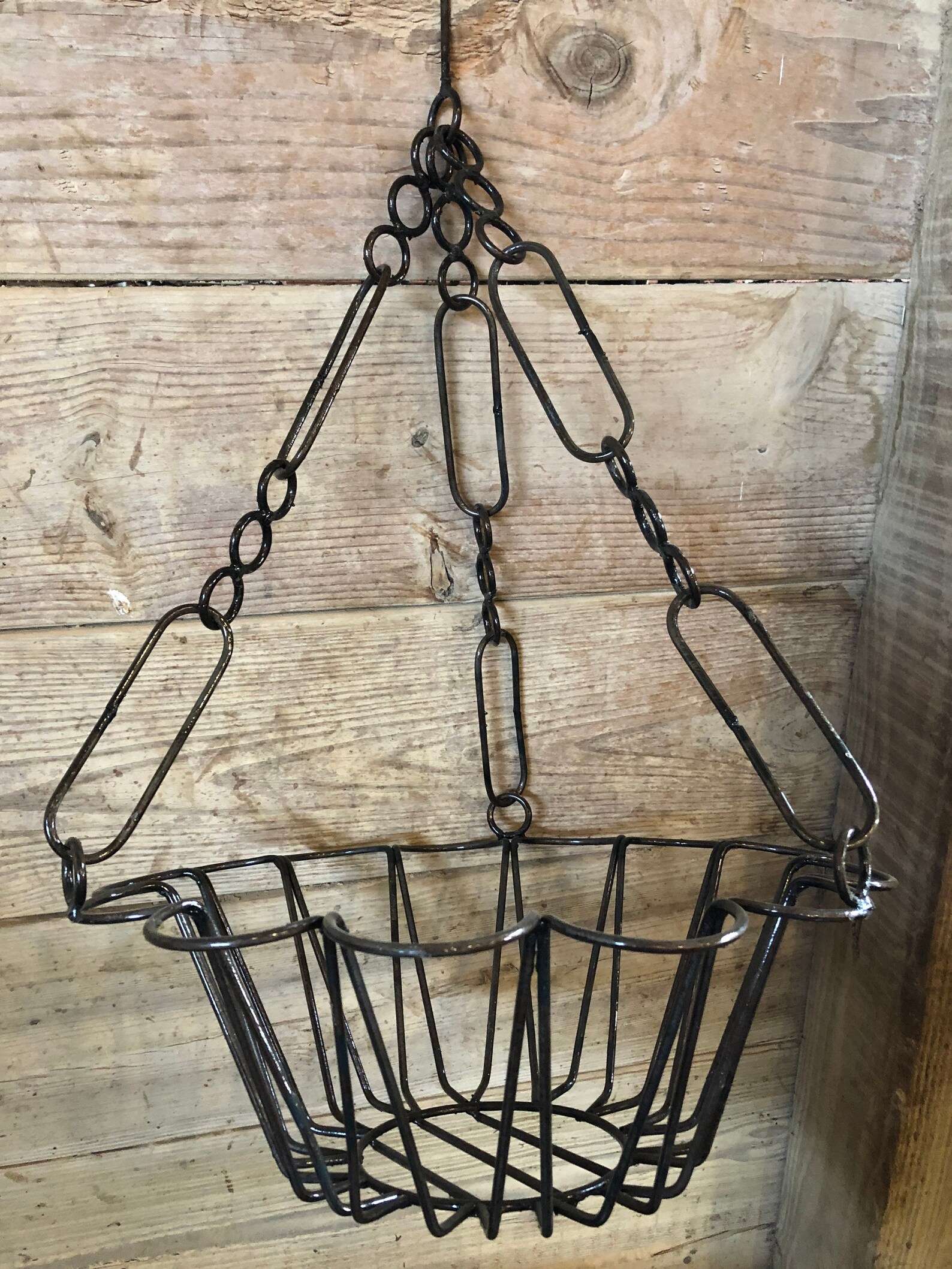 Metal Hanging Basket Etsy
