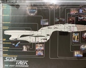 Vintage 1993 Star Trek The Next Generation Poster