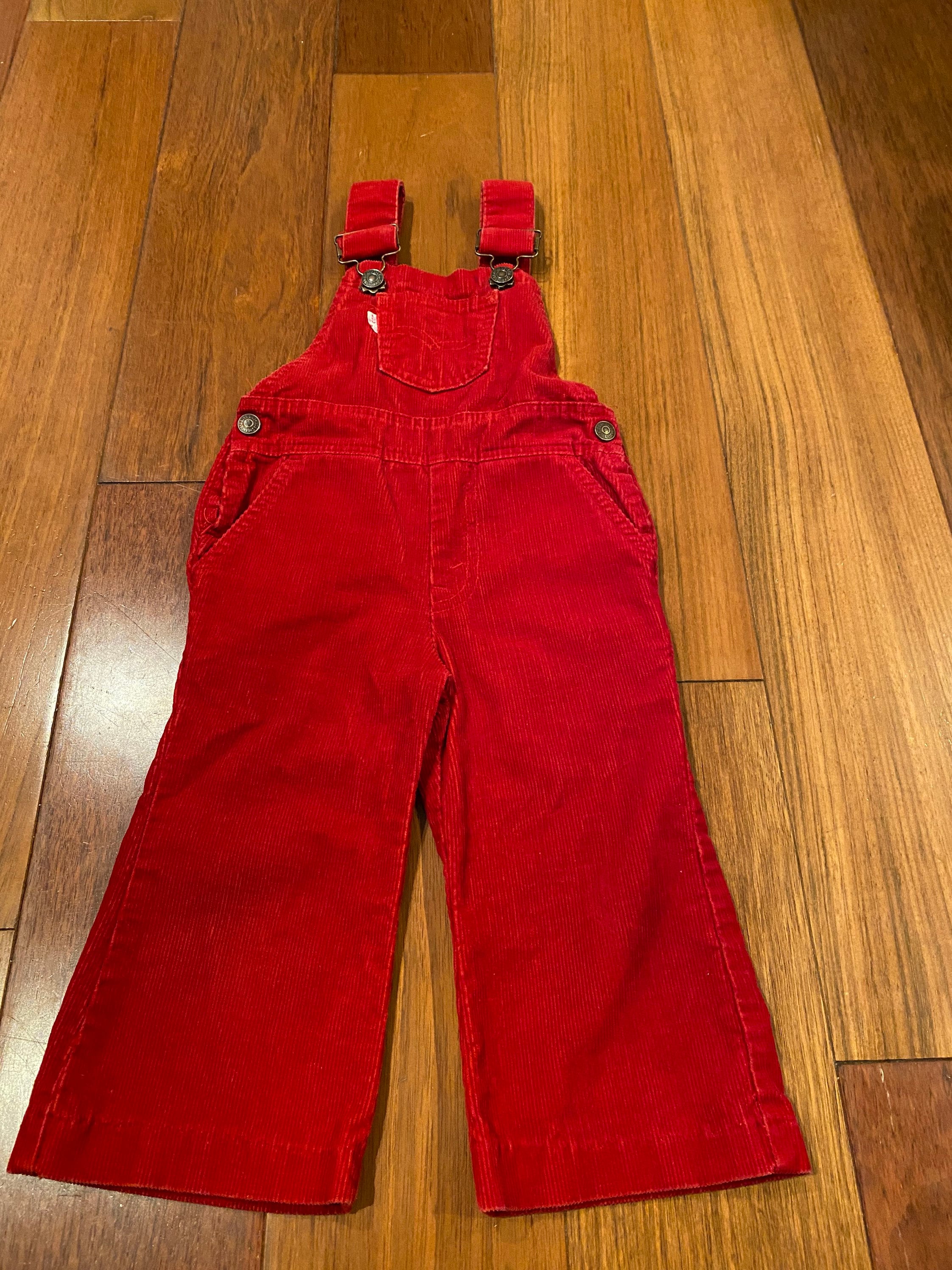 2T Rare Levis Overalls Vintage corduroy Levis overalls USA | Etsy