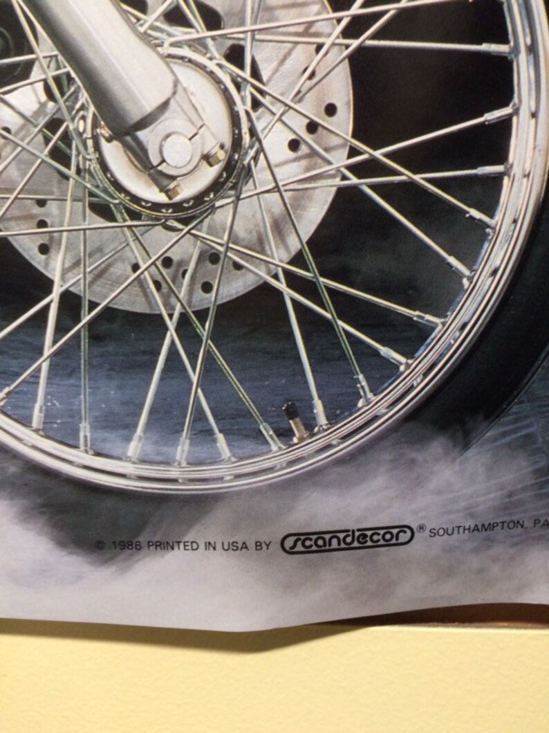 Vintage Harley Davidson Poster