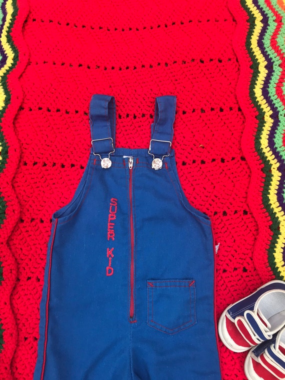12M Rare! Billy the Kid Overalls Vintage Baby Overall… Gem