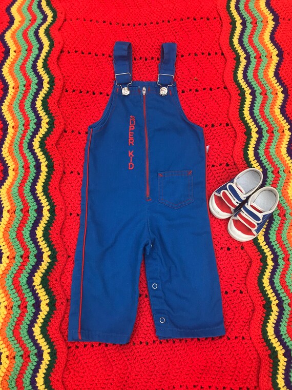 12M Rare! Billy the Kid Overalls Vintage Baby Overall… Gem