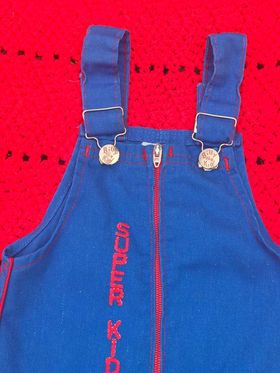 12M Rare! Billy the Kid Overalls Vintage Baby Overall… Gem