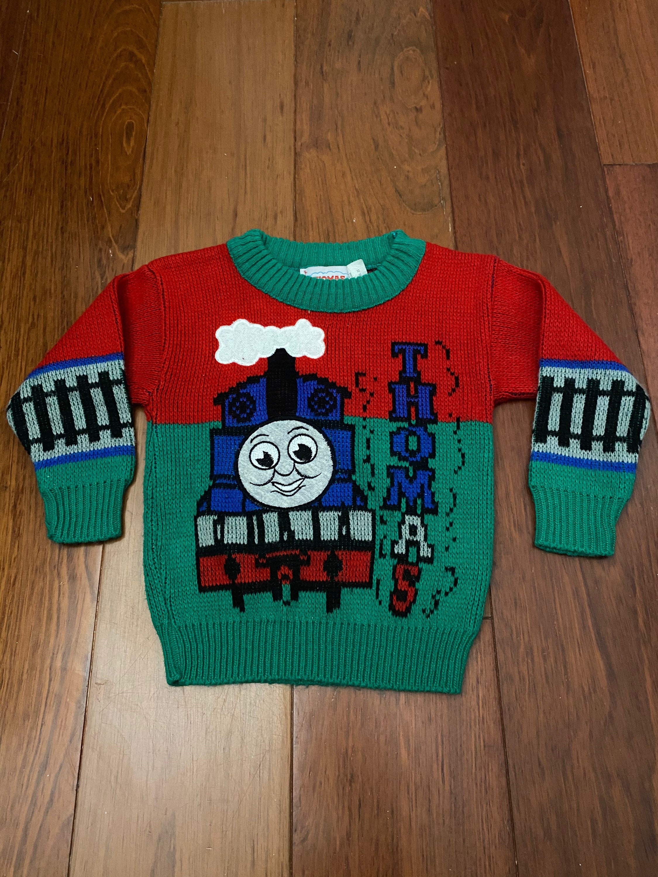2T Thomas the Tank Engine Sweater Vintage Knit Sweater Vibtage Etsy UK