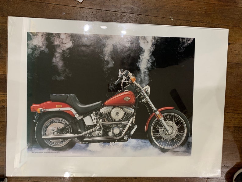 Vintage Harley Davidson Poster