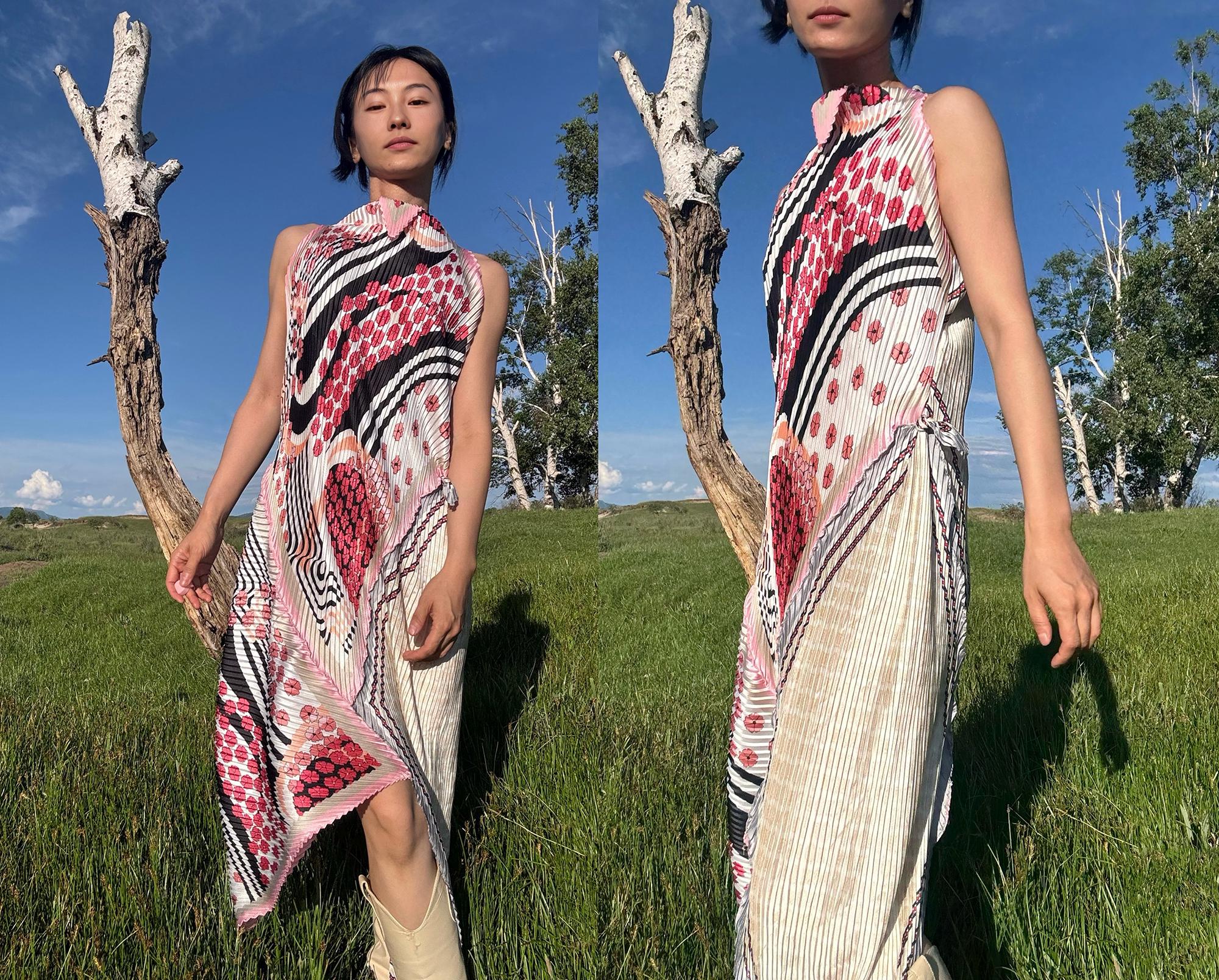 Bias Cut Silk Floral Dress - Etsy