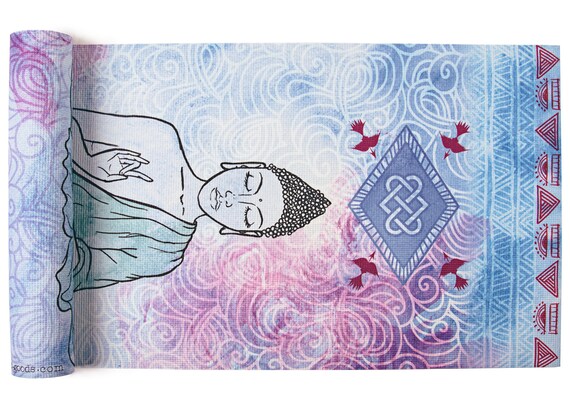 printed yoga mat