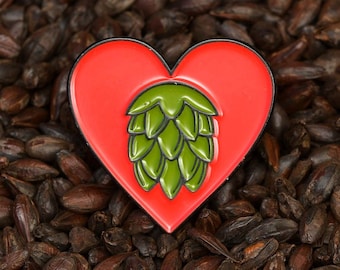 I Love Hops Pin