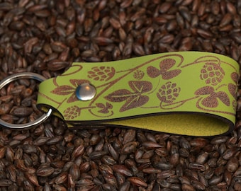 Leather Hop Strap Keychain