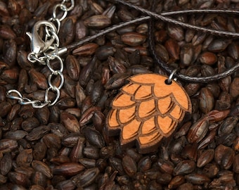 Natural Wood Hop Pendant