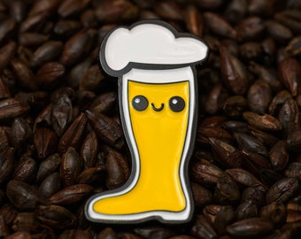 Happy Beer Boot Pin