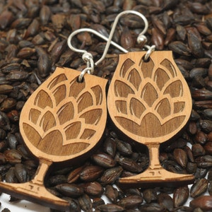 Wood Hoppy Aroma Earrings