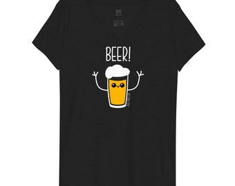 Women’s recycled v-neck t-shirt