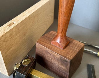 Mazo grande de nogal negro y jatoba