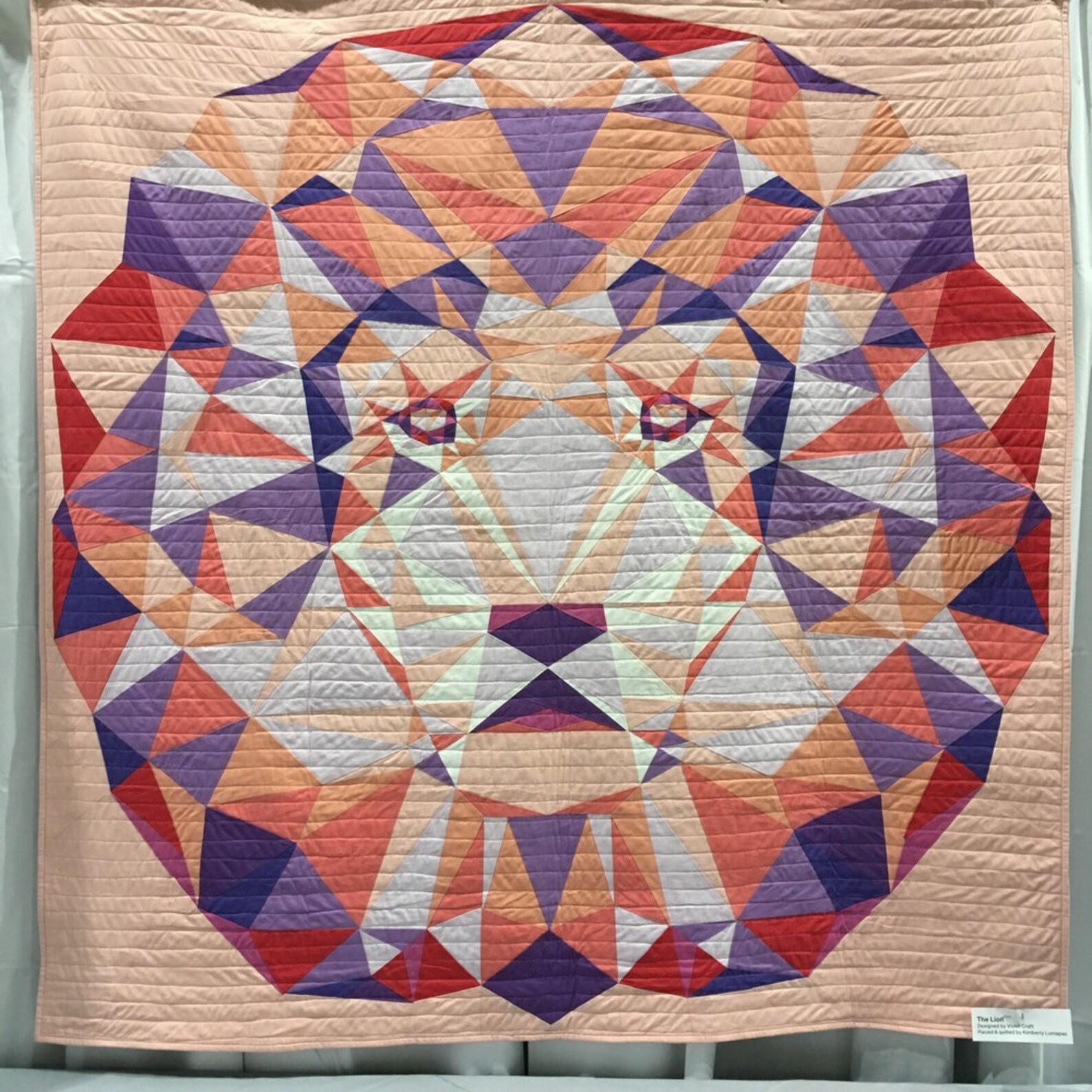 JUNGLE ABSTRACTIONS The Lion Quilt Pattern by Violet Craft Etsy