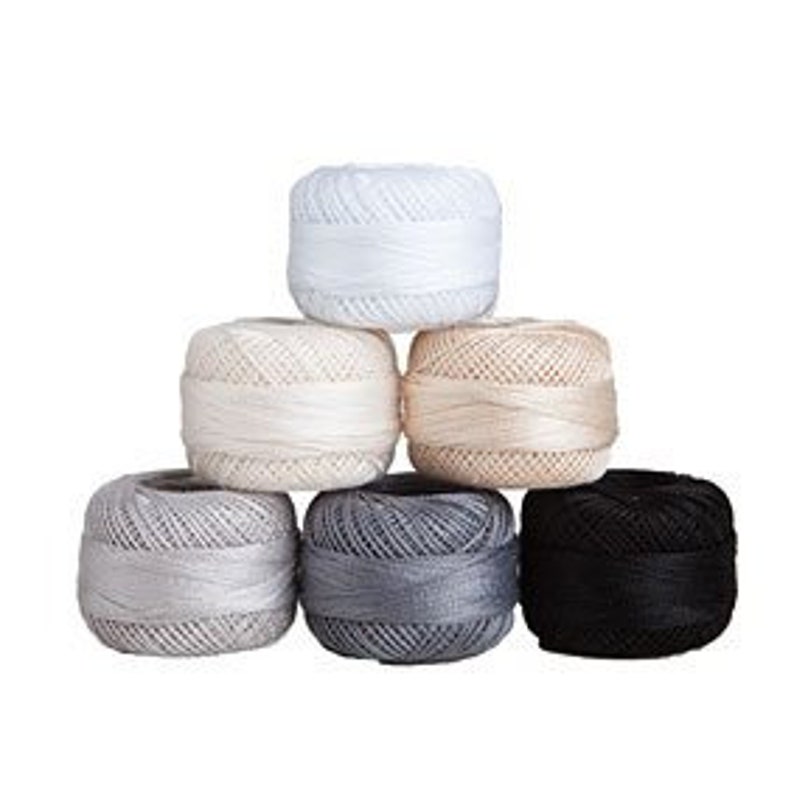 Presencia NEUTRAL Sampler Pack Finca Perle Cotton Size 8 6 Etsy