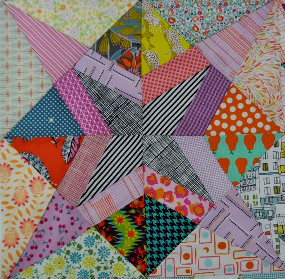 Shooting Star Tempters Acrylic Template Set Jen Kingwell 12/" Block