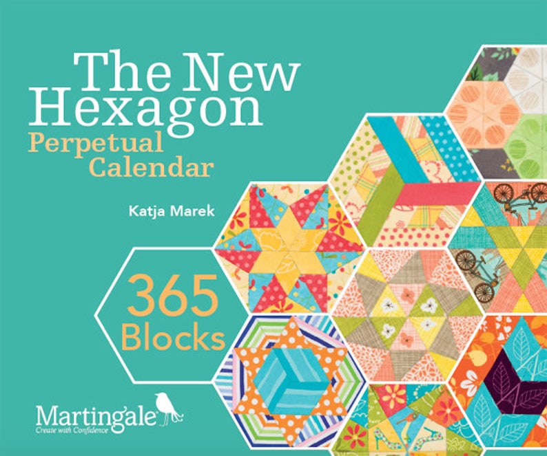 The New Hexagon Perpetual Calendar 366 Hexagon Blocks by Etsy