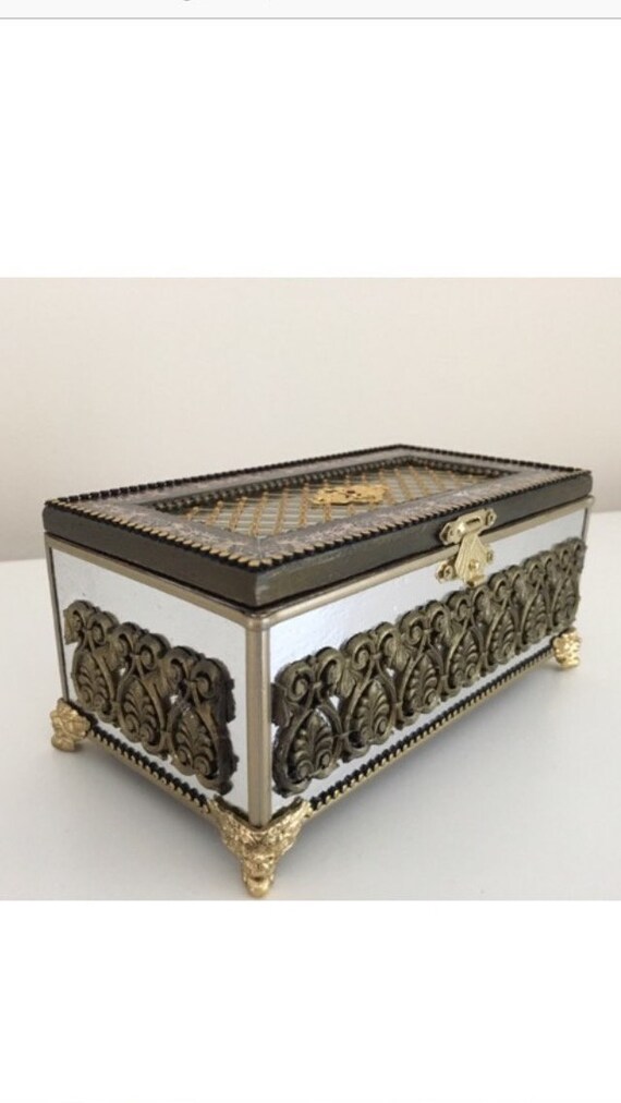 Handmade Jewelry Box Jewelery Storage Gift For Mirror Effect