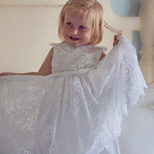 Girls Baptism Dress | Lace Baptism Gowns & Dresses | Baby Girl Baptism Dresses | Lace Baby Christening Dress | Lace Baby Dress