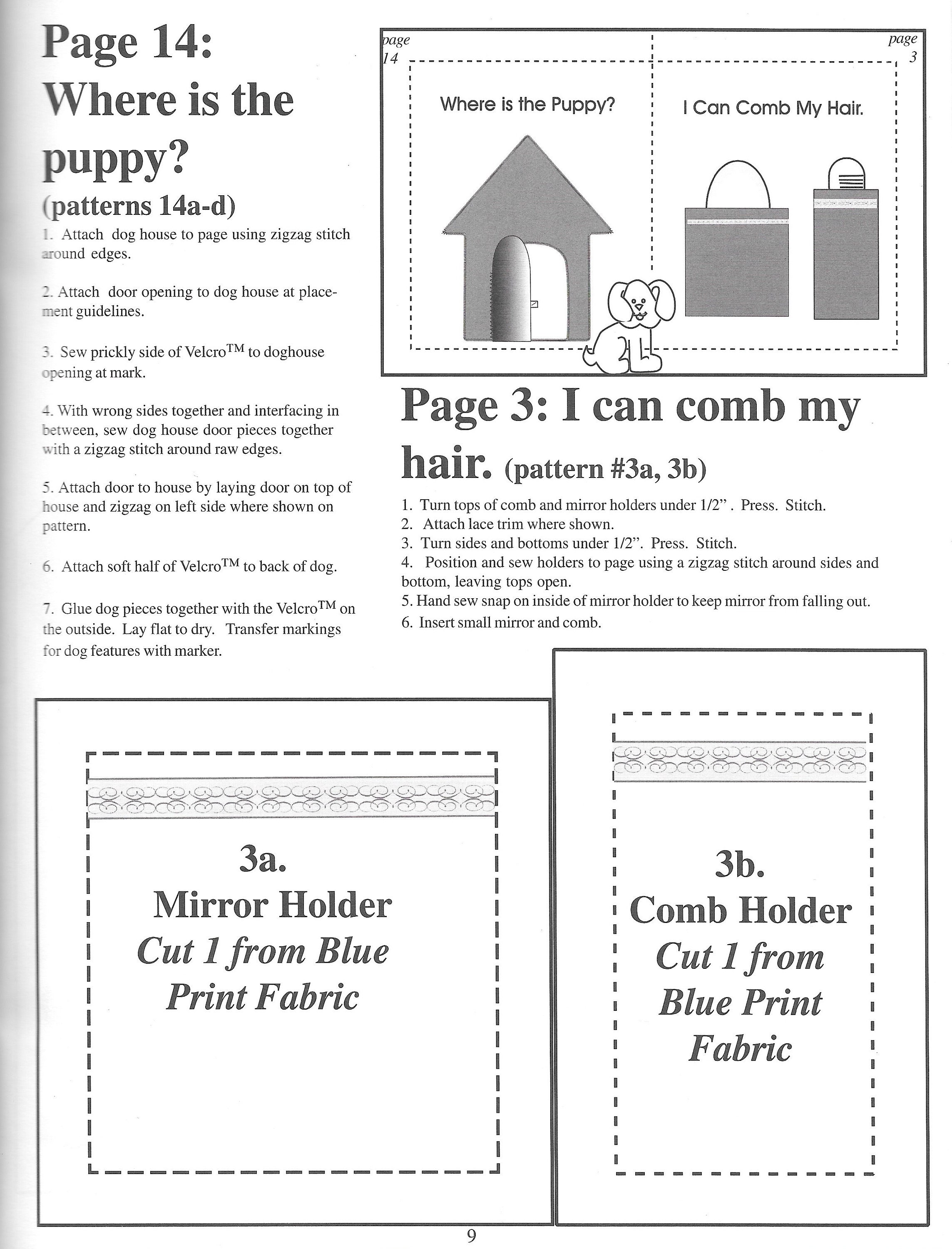 I Can Do It Cloth Book Pattern Activity Book for Toddler Etsy