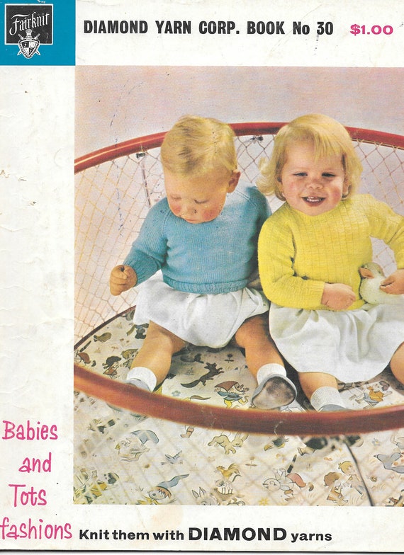 Vintage Baby Knitting Patterns Babies And Tots Fashion Cardigans Mittens Jackets Hats Booties Infant S Patterns 60s Babies Fashions