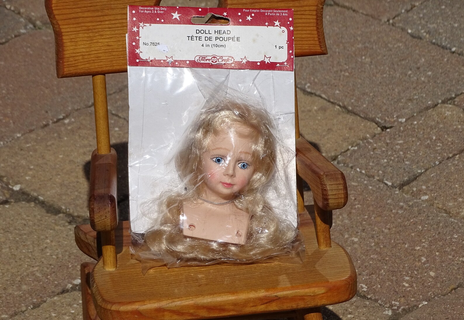 Fibre Craft Doll Head Porcelain Look Doll Head Vinyl Head Etsy