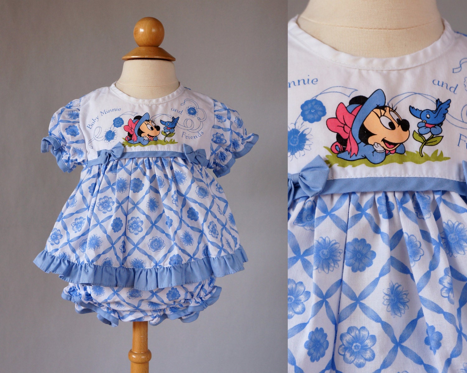 Minnie Maus Kinder Mädchen Baby Tunika T-shirt Kleid Tops Hose 2pcs Outfit Set 