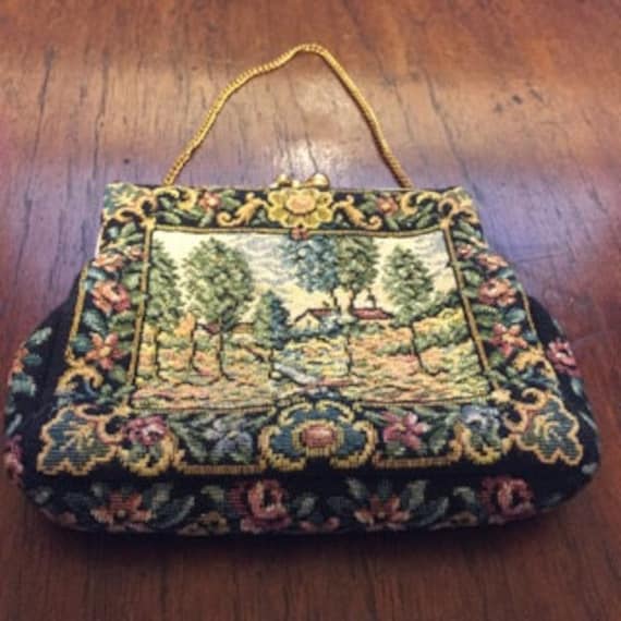 1940's Petit Point Handbag