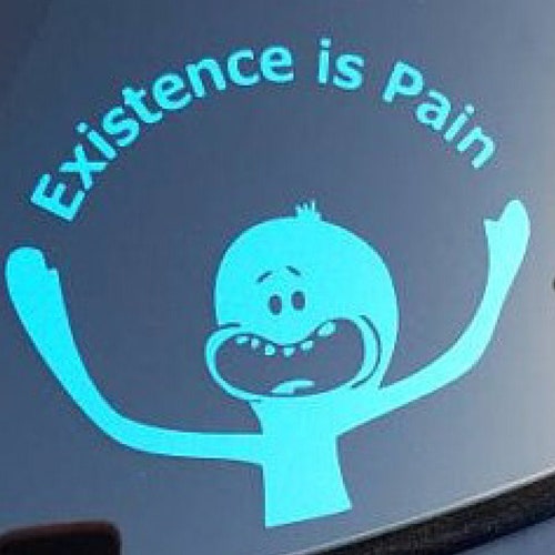 Existence Is Pain Mr. Meeseeks Decal | Etsy