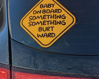 Baby on Board: Burt Ward Decal