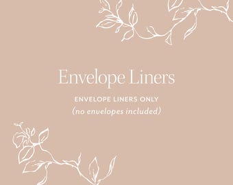 Envelope Liners for A7 Euro Envelopes