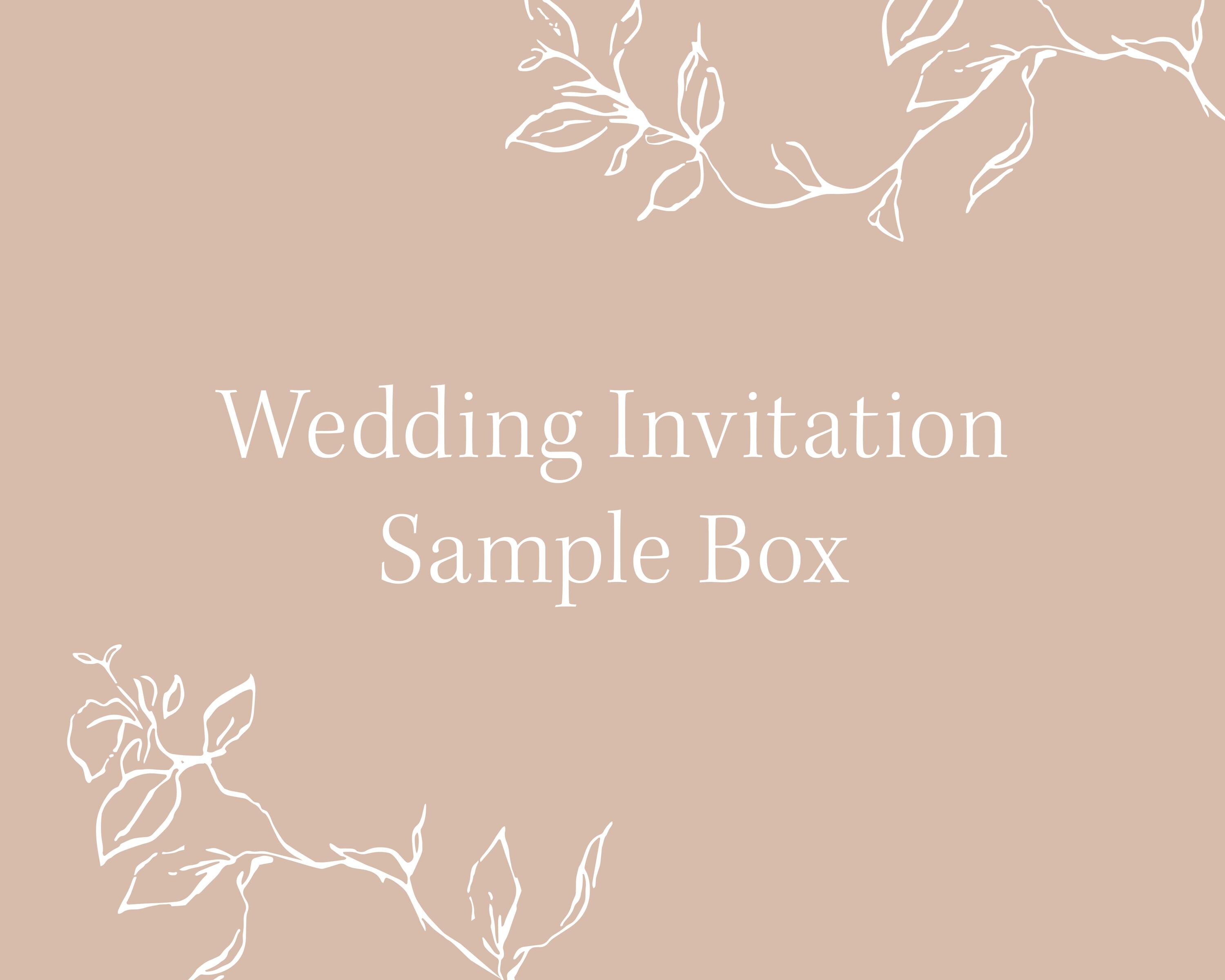 Wedding Invitation Sample Kit