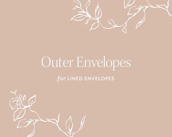 Outer Envelopes, Wedding Envelopes