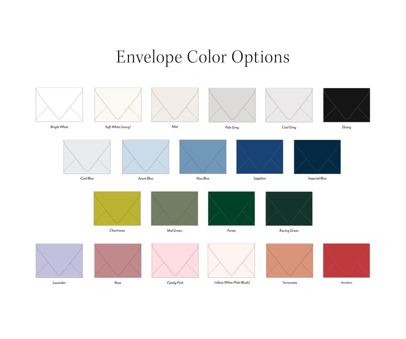 Sample Lined Envelope - Etsy