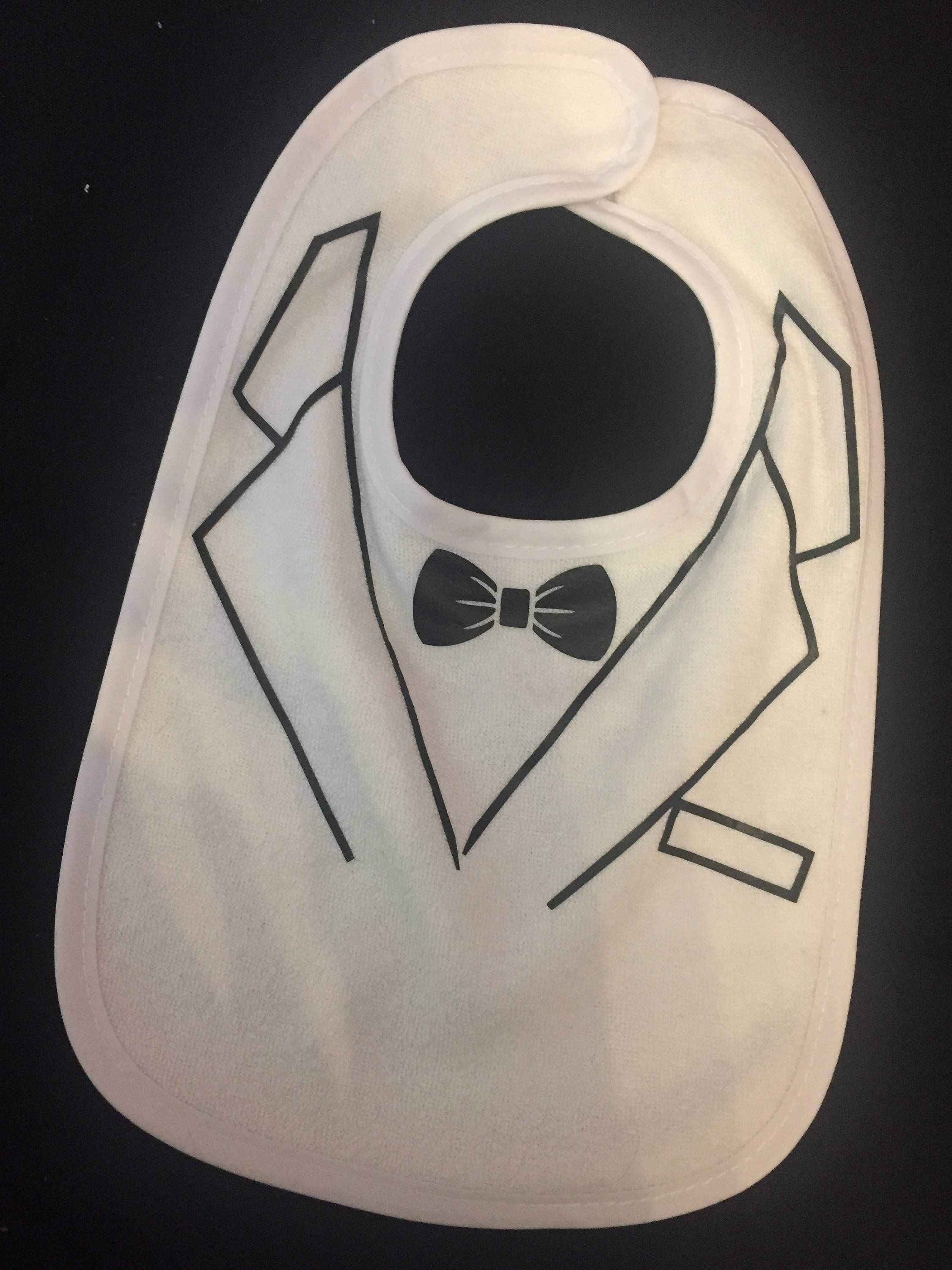 tuxedo bib