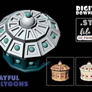 Turkish Jewelry Box STL 3D Print File | STL Model Keepsake Box | Digital Download