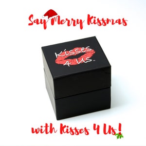 Kisses for Christmas-Say Merry Kissmas with Kisses 4 Us-Make a Kissmas Tree-Mistletoe Kisses-Fun Christmas Idea-Romantic Christmas Idea image 1