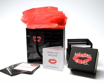 Kisses 4 Us - Fun and Unique Romantic Gift for Couples, Perfect for Anniversaries, Weddings, and Valentines Day