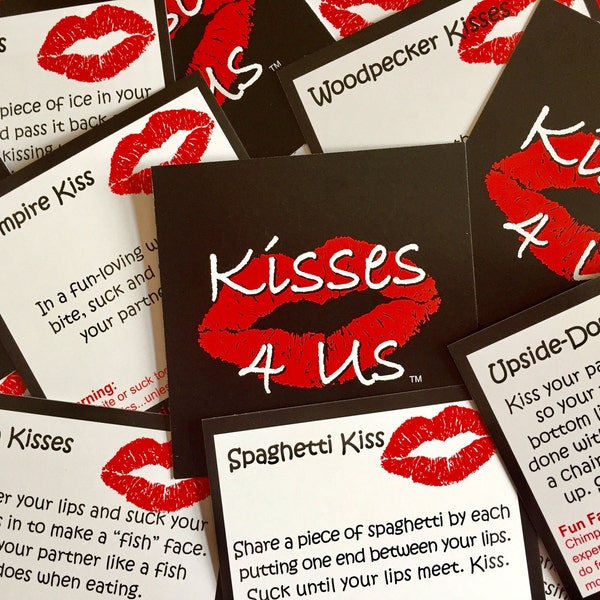 Kisses 4 Us - Flirty Fun Romantic Love Game for 1st Anniversary & Paper Anniversary Celebrations