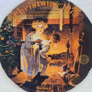 Rockwell Society (Knowles) &quot;Somebody&#39;s Up There&quot; Christmas Limited Edition Collectible