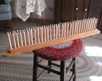 PEG LOOMS- 24inch Hand made with Red Oak